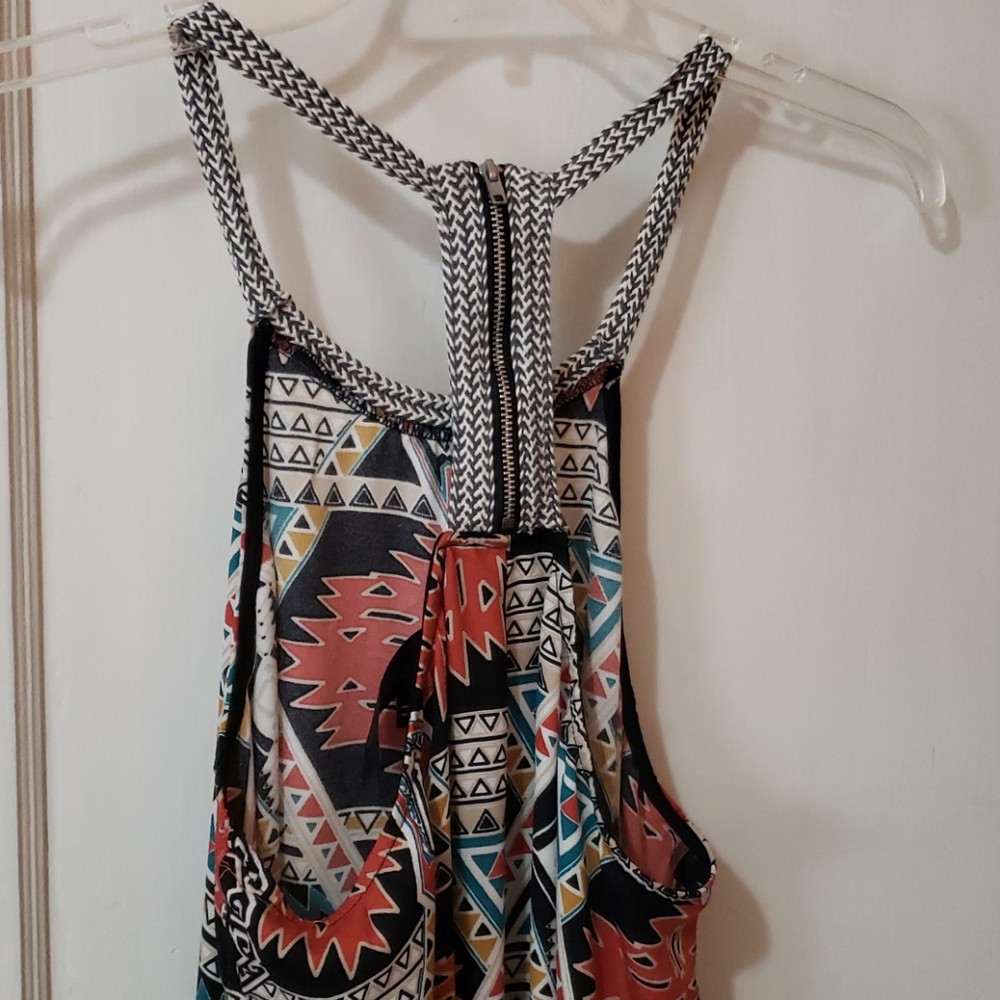 Trixie Western Print Sleeveless Dress size 11 - Picture 5 of 7